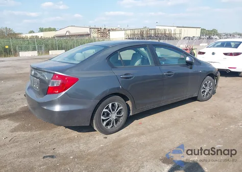 2012 Honda Civic Lx из США, поврежденный, VIN 19XFB2F50CE097733